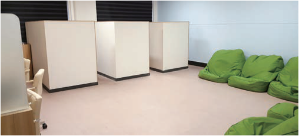 A Male Common Room at the Humanities and Social Sciences Campus
