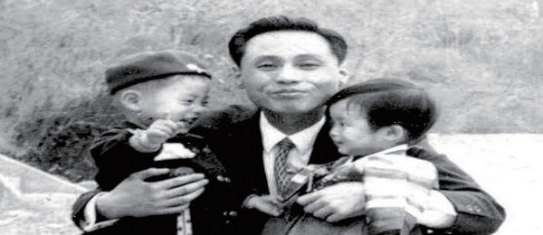 The Only Photo Left of Mr. Hwang with His Father in 1969/ Teach North Korean Refugees