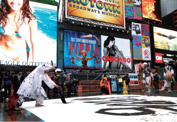 An Arirang Performance in New York Time Square