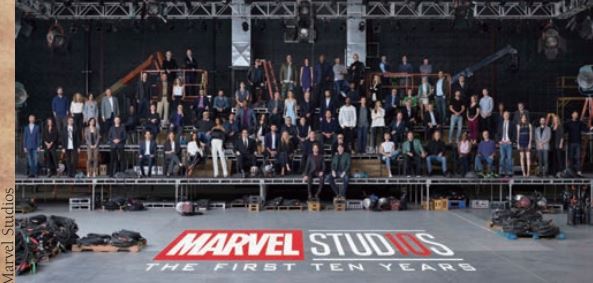 MCU film actors gathered to celebrate the 10th anniversary of Marvel Studio.
