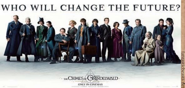 Fantastic Beasts : The Crimes of Grindelwald is a new spin-off movie of the Harry Potter series.