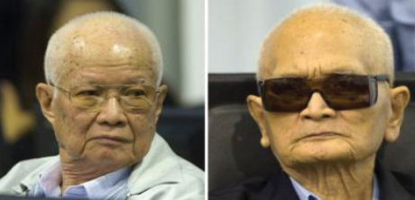 Khieu Samphan (L) and Nuon Chea (R), the senior leaders of the Khmer Rouge, were sentenced to life imprisonment for brutal crimes during the 1975-1979 rule of the regime. (Reuters)