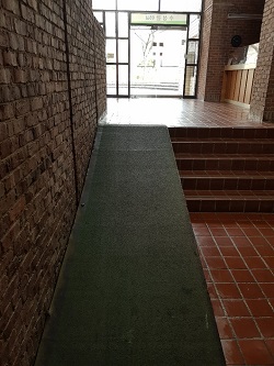 The Steep Wheelchair Ramp at Suseong Hall