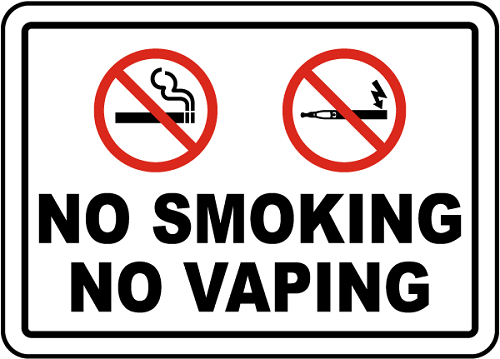 No Smoking and Vaping Symbol Sign (safetysign.com)