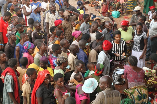 The Burundian Reguees Getting Food Vouchers in Line (oxfam.org)