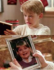 Kevin Looking at His Older Brother’s Girlfriend Photo (20th Century Fox)