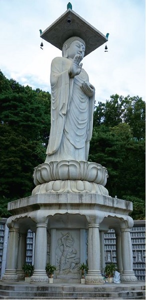 Mireuk Daebul, the Great Statue of Maitreya Buddha
