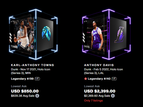NBA Top Shot NFTs in the Marketplace (nbatopshot.com)