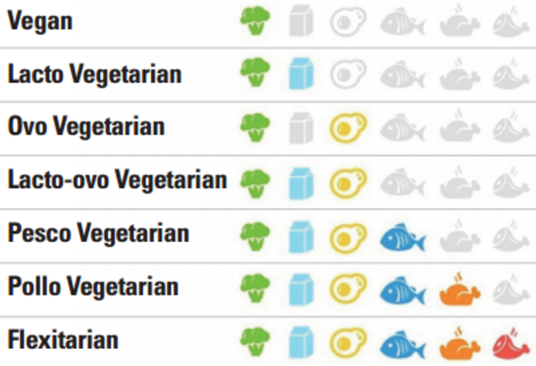 Type of Vegetarians (tistory.com)