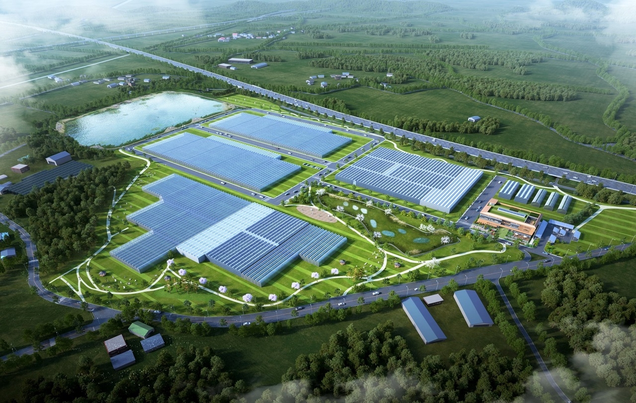 The Aerial View of Smart Farm Innovation Valley in Gimje City (ikpnews.net)