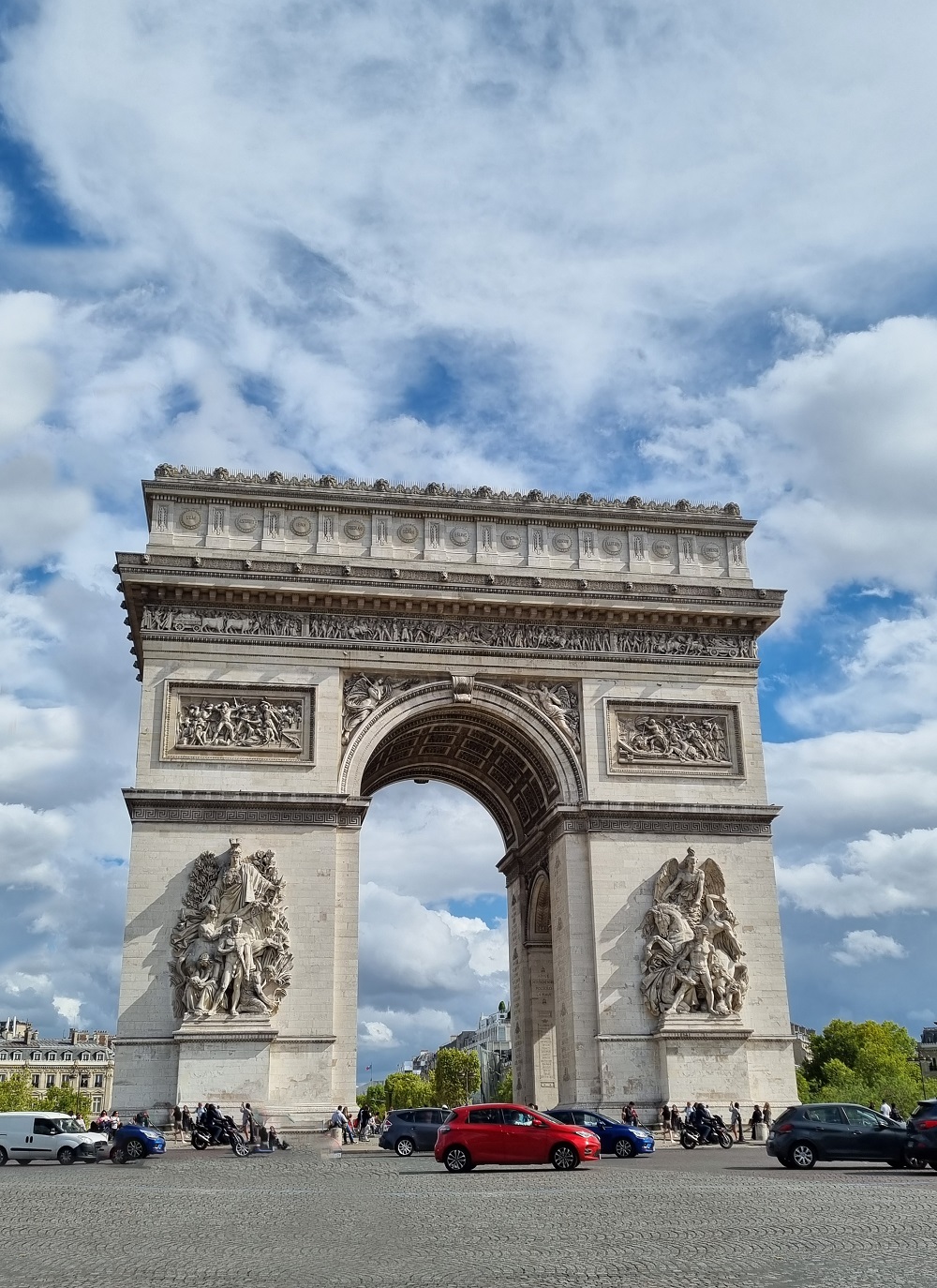 The Arc de Triomphe