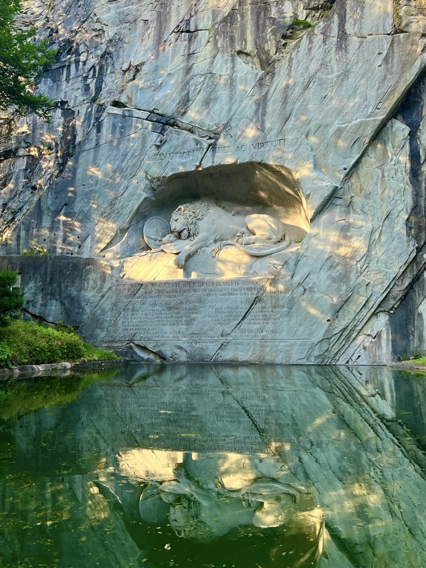 At Peace with the Lucerne Lion
