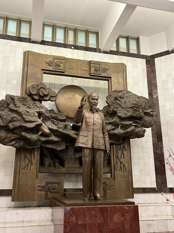 Inside the Ho Chi Minh Museum