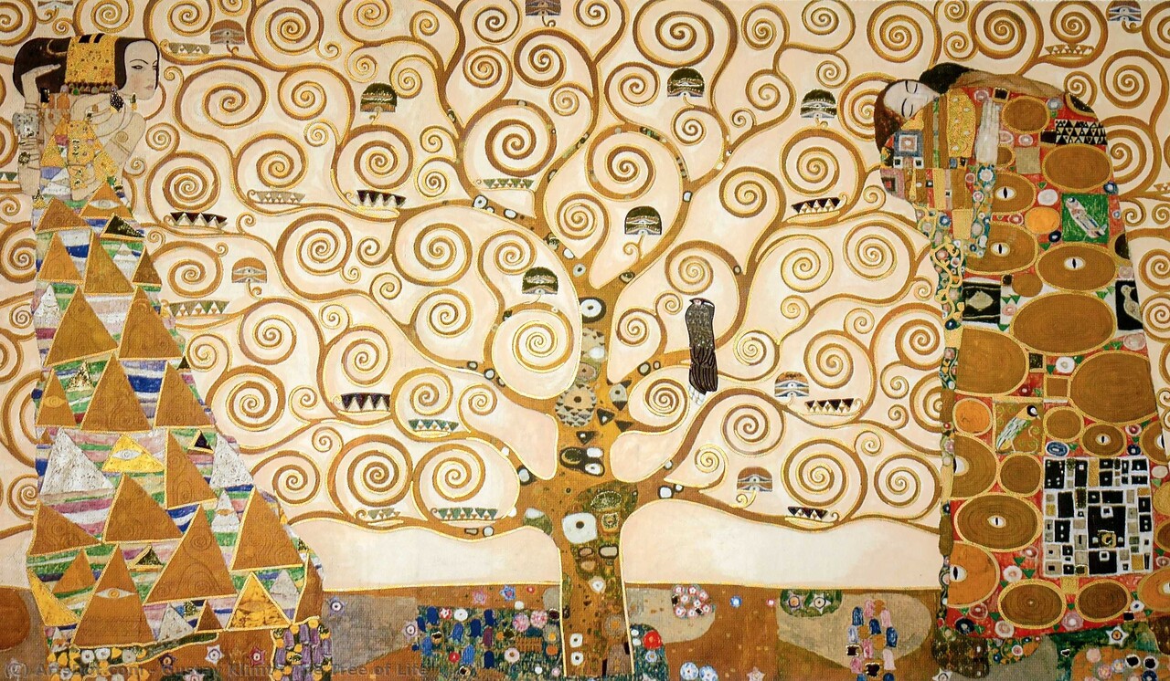 The Tree of Life by Gustav Klimt (wikioo.org)