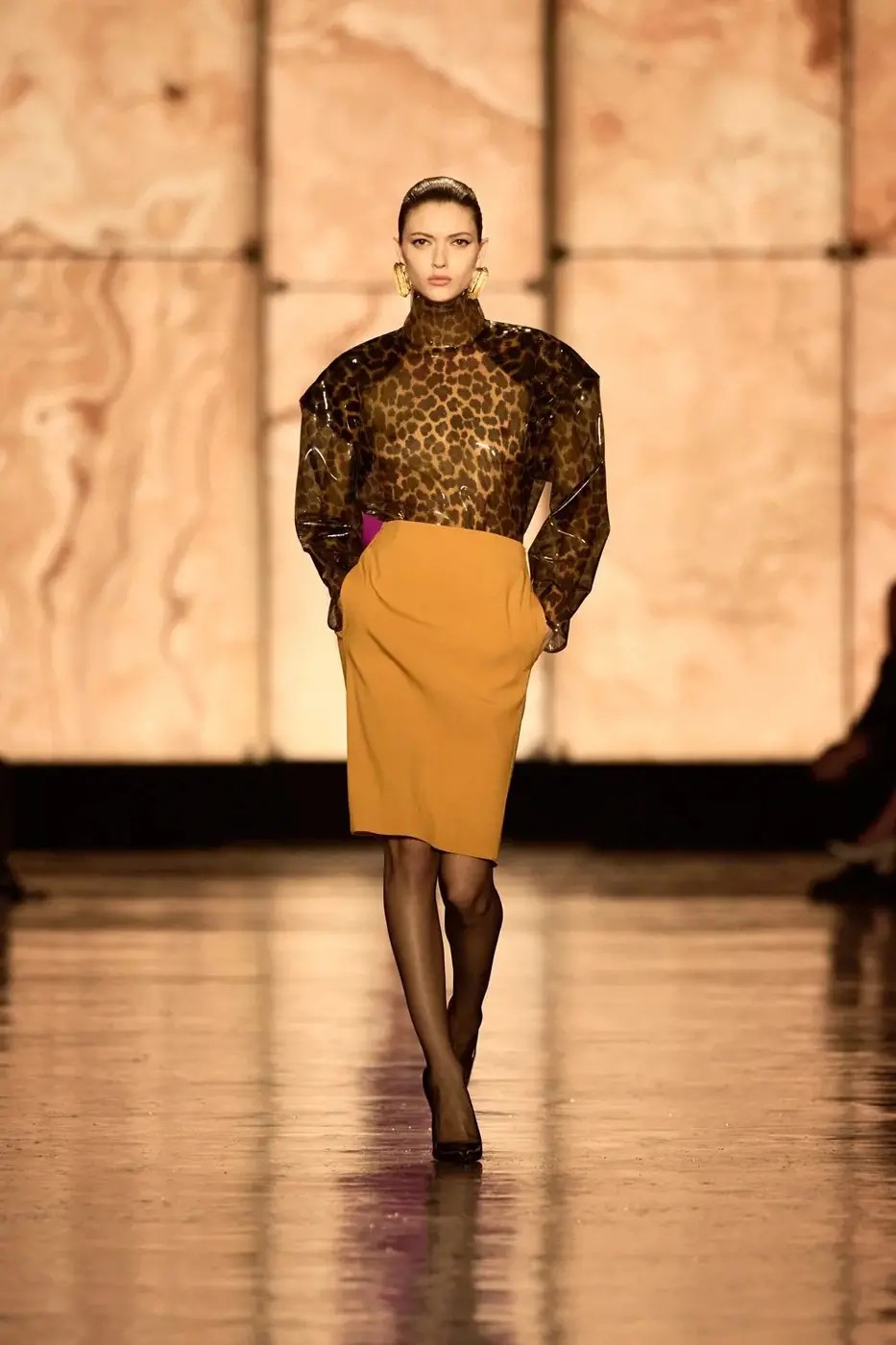 Saint Laurent Leopard Vinyl Top (ysl.com)